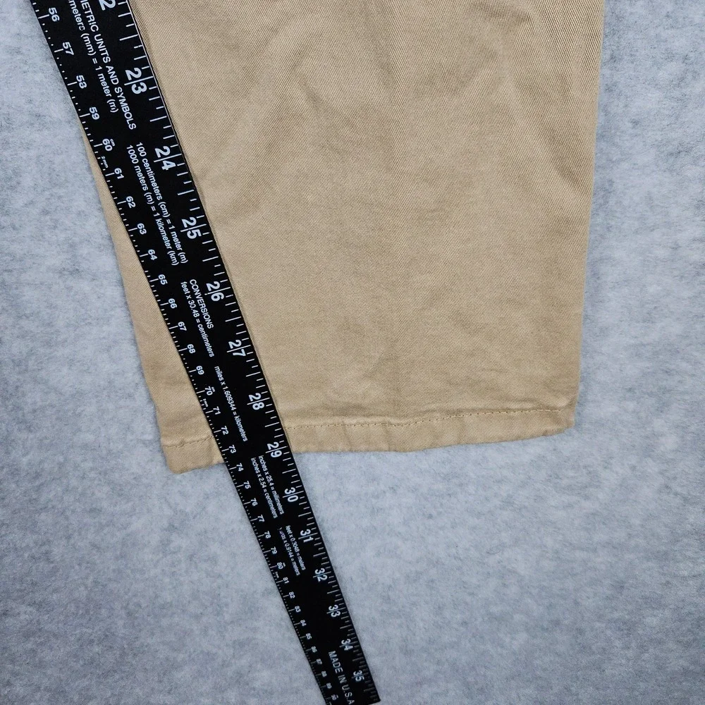Marine Layer Saturday (Men's Small) Tan Khaki Pants Slim Fit Chino Drawstring